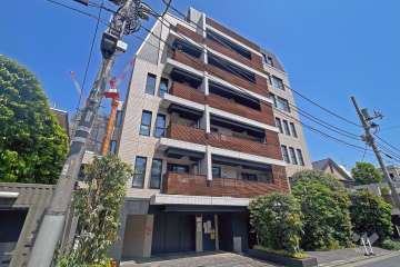 サンウッド西麻布の外観（南西側から）