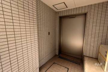 駐輪場の出入り口