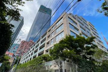 ブランズ麻布狸穴町の外観（南西側から）