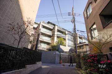 ウェリス有栖川の外観（西側から）