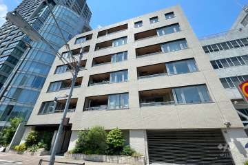 クラッシィハウス白金の外観（南東側から）