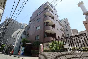 グランレーブ南麻布の外観(北西側から)