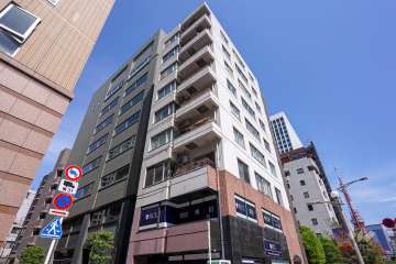 ジークレフ三田の外観（南東側から）
