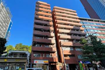 ハイライフ第２三田の外観（北東側から）