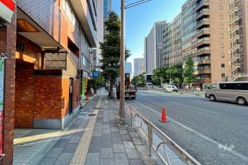 敷地南東側の前面道路　