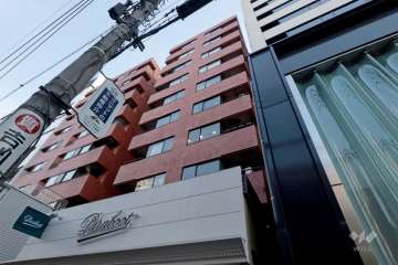 南青山ユニハイツの外観(北側から)