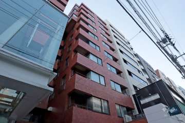 南青山ユニハイツの外観（北東側から）