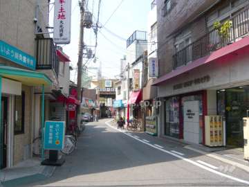 周辺の街並み（商店街がすぐ近くにあります。）