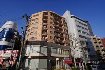 秀和第2高輪レジデンスの外観（南西側から）