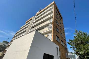 南青山サマリヤマンションの外観（南西側から）