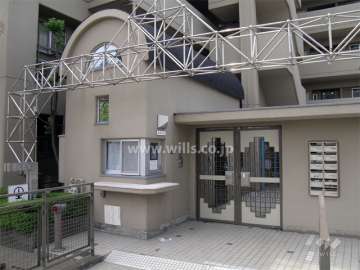 オートロック付きのエントランス