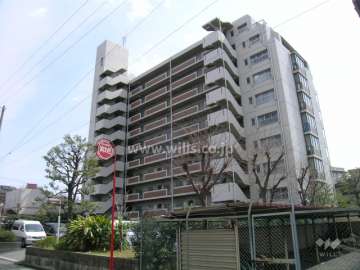 尼崎ビューハイツの外観（北西側から）