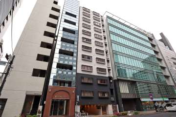 芝マンションの外観（南東側から）