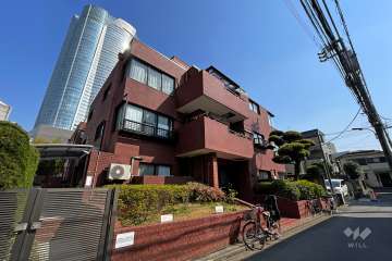 麻布タウンハウスの外観（北西側から）