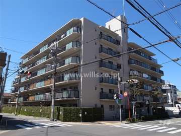 園田パーク・ホームズの外観（南東側から）