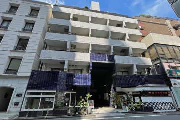 ラミアール赤坂の外観（南西側から）