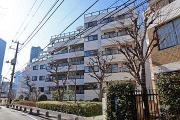 赤坂パインクレストの外観（北東側から）