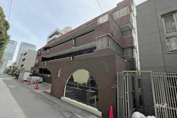 高輪グリーンハイツの外観（北西側から）