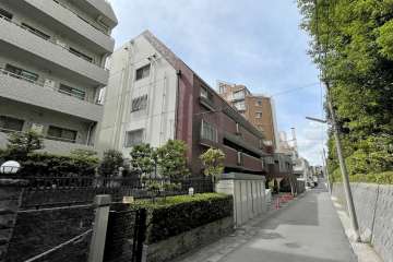 高輪グリーンハイツの外観（北東側から）