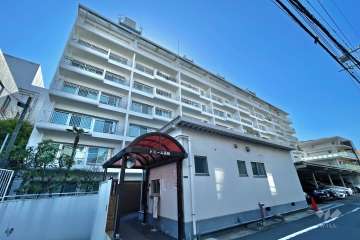 ドミール高輪の外観（北西側から）