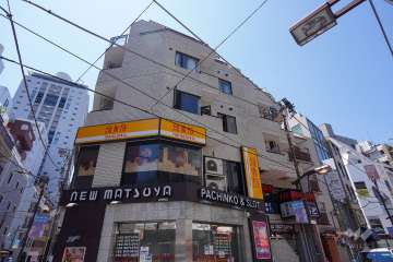 シルバープラザ麻布十番の外観（北側から）