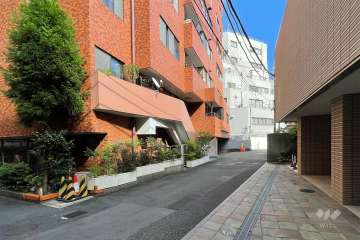 敷地南西側前面道路（北西側から）