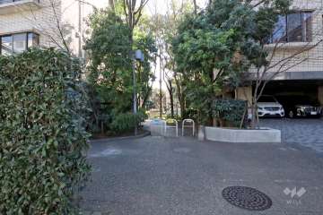 敷地東側の前面道路