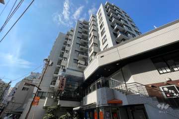 グランドメゾン麻布十番館の外観（南東側から）