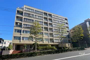 シーアイマンション高輪の外観（西側から）