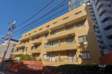 麻布ホームズの外観（南西側から）