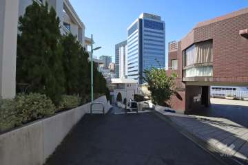 敷地北側の前面道路（東側から）(B棟)