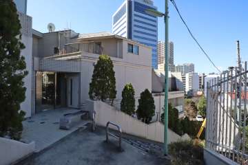 オープンレジデンシア高輪プレイスの外観（北東側から）(A棟)