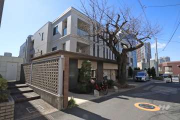 オープンレジデンシア高輪プレイスの外観（北東側から）(B棟)