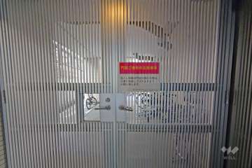 駐輪場の入り口