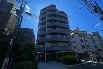 ジェノヴィア南麻布グリーンヴェールの外観（北側から）