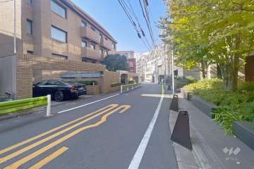 敷地南側の前面道路（東側から）
