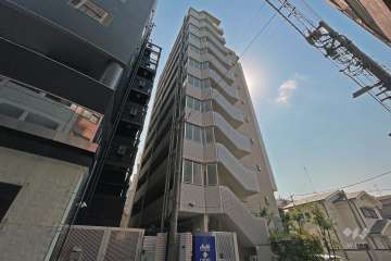 ガリシアレジデンス六本木の外観（北側から）