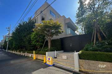 ザパークハウス南青山の外観（北西側から）