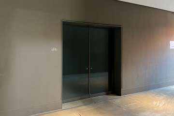 駐輪場の出入り口