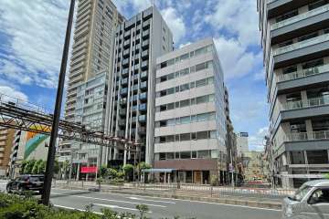 シティハウス東麻布の外観（北東側から）