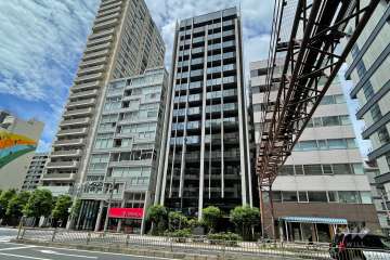 シティハウス東麻布の外観（東側から）