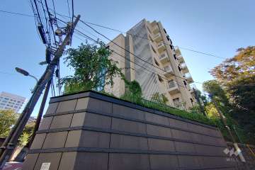 アトラス南麻布の外観（北西側から）