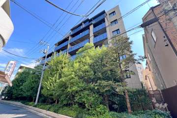 ザパークハウス麻布外苑西通りの外観（南西側から）