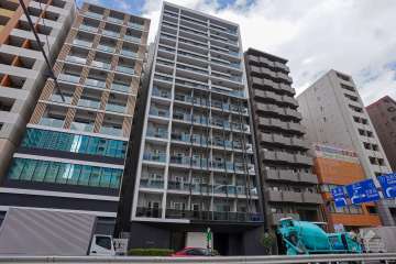 ピアース南麻布の外観(南西側から)