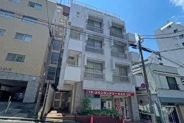 高輪台マンション（高輪1丁目）の外観（東側から）