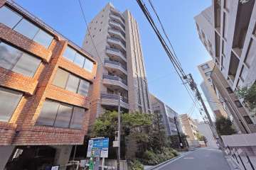 プレミスト赤坂翠嶺の外観(北東側から)