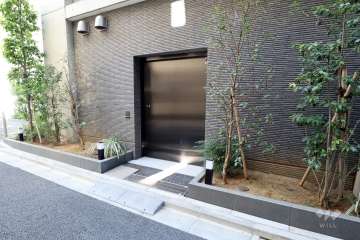 駐輪場の出入り口