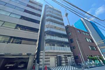 ハーモニーレジデンス東京ベイの外観（南東側から）