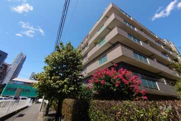 インペリアル代々木の杜の外観（南西側から）