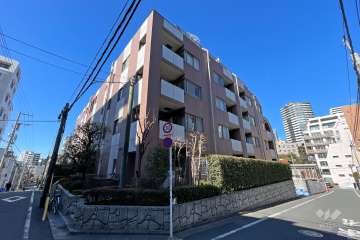 クレッセント参宮橋の外観（南東側から）